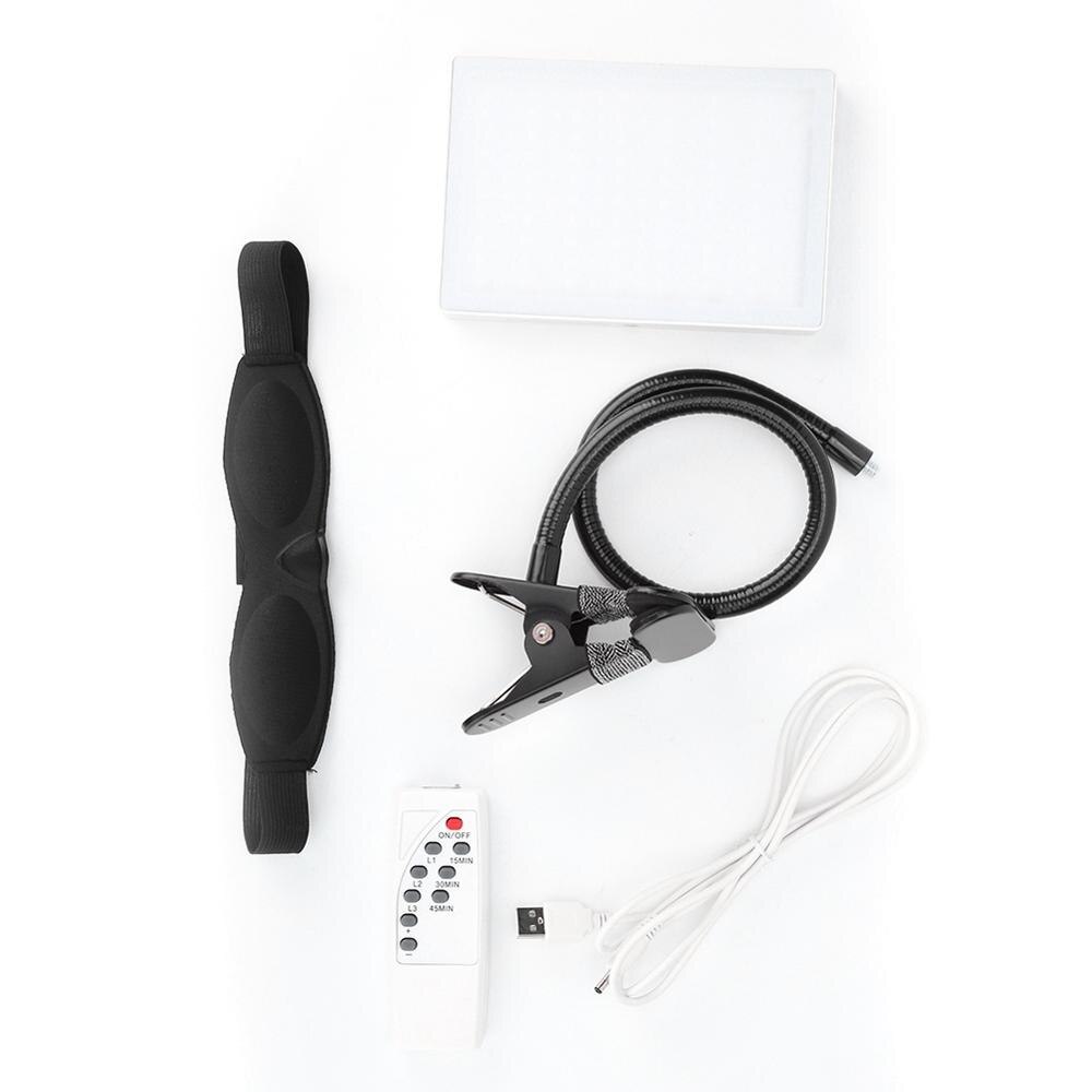 Portable Photon Beauty Lamp Red Blue Light Face Light Facial Body Therapy Machine Ultrasonic Face Cleaning