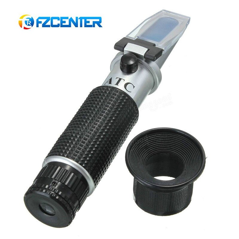 Portable Handheld Milk Refractometer 0-20% Soy Milk Meter Refractometer For Detection Concentration 0~20% Brix Built In ATC