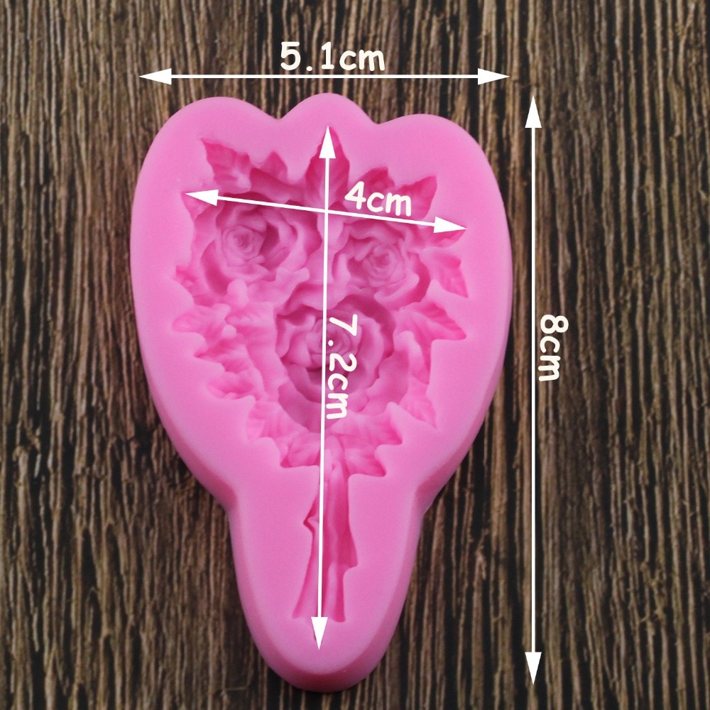 Siliconen bloemvormen 5 stuks - 3D roos, madeliefjesvorm voor fondant, chocolade, glazuur, polymeerklei, wax smelt, taartdecoratie, bakken, zeep, snoep, gelei, suikerwerk Siliconen bloemvormen 5 stuks - 3D roos, madeliefjesvorm voor fondant, chocolade, glazuur, polymeerklei, wax smelt, taartdecoratie, bakken, zeep, snoep, gelei, suikerwerk