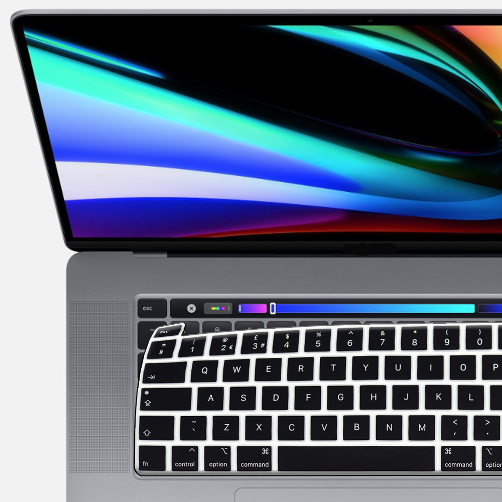 Für macbook Profi 16 tastatur Abdeckung Laptop Schutzhülle Film Profi16 zoll A2141 SILIKON tastatur abdeckung russisch Französisch Spanisch Anzeige