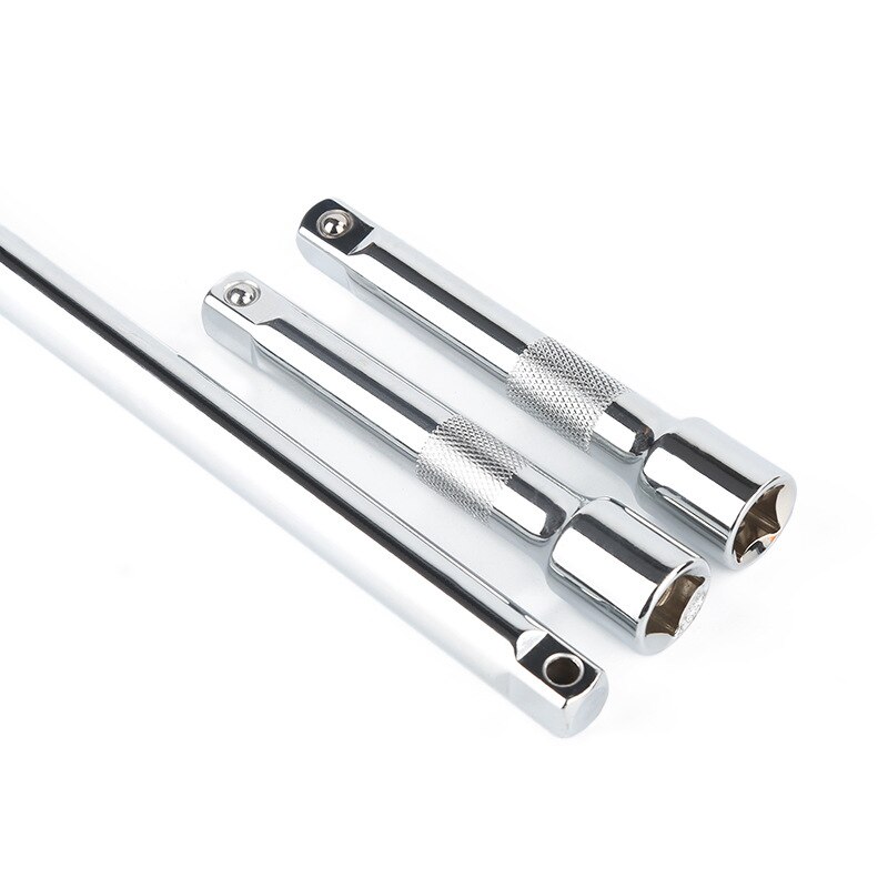 Socket ratchet wrench extension bar 1/4" 3/8" 1/2" crv 50/75/100/125/150/250mm long bar