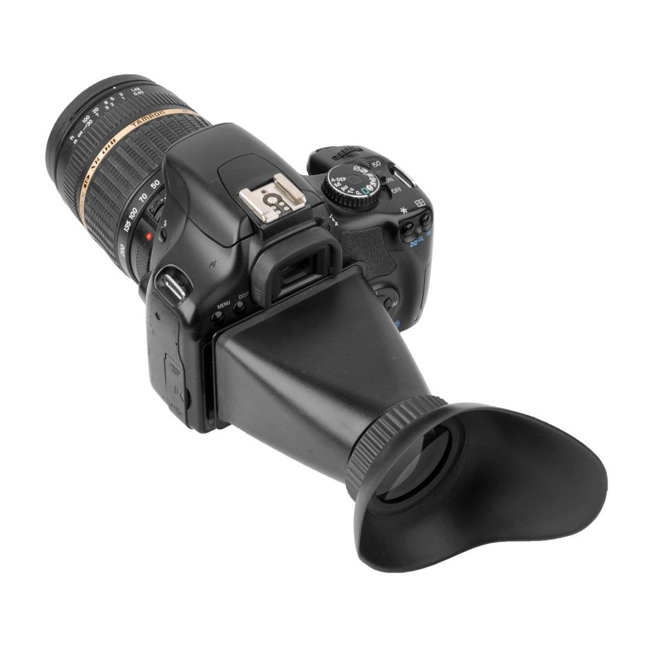 Kamera lcd skjerm søker til kanon eos  m3 m2 eosm 2.8x forstørrelsesglass eyecup solskjerm hette skjermbeskytter med glass  v6