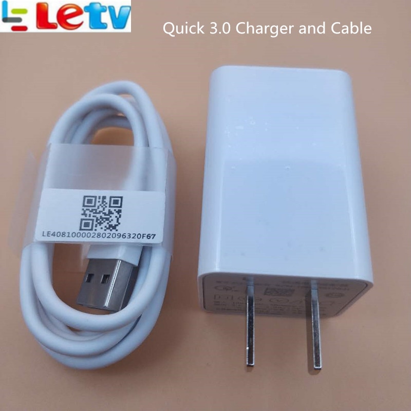 Letv leeco le s3 x626 rápido cargador rápido Letv leeco le Pro 3 /max/2 /X522/le2 UE/QC 3,0 usb de carga adaptador de pared cable de tipo C