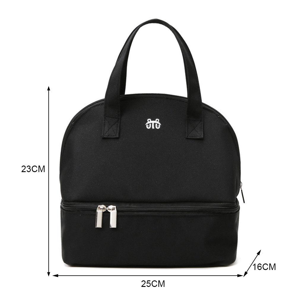 Kawaii Portable Handbag Multi-function Breastfeeding Milk Bag Box Insulation Storage Bag Lunch Double-layer Preservation