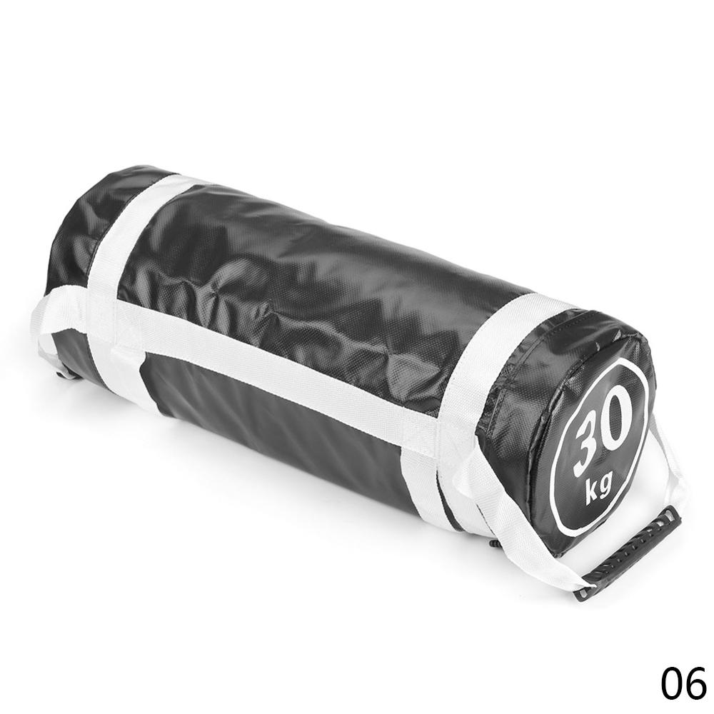 Fitness Sandbag 5-30kg Weight Lifting Sandbag Unfilled Exercise Sandbag for Body Building Gym Sports Muscle Strength Training: White 30KG