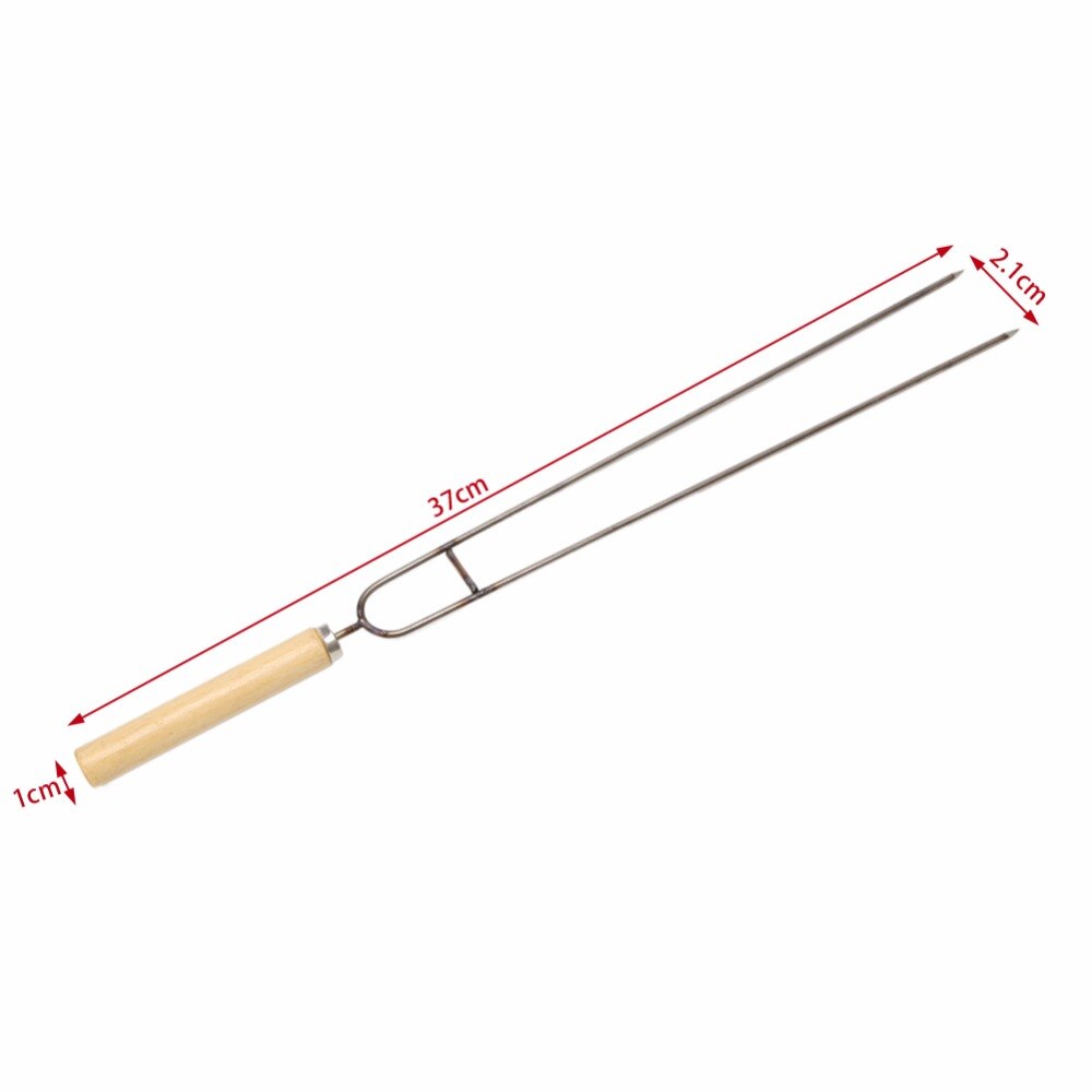 Juego de Herramientas para barbacoa, parrilla para carne de acero inoxidable, tenedor con forma de cocina al aire libre, soporte para maíz, horquilla para barbacoa, herramienta de Garpu, 6 uds.