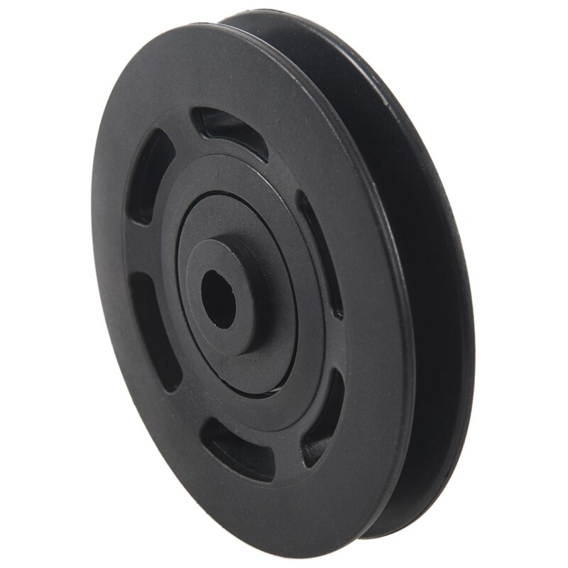 95mm sort bærende remskivehjul kabel gym udstyr del slidstærk