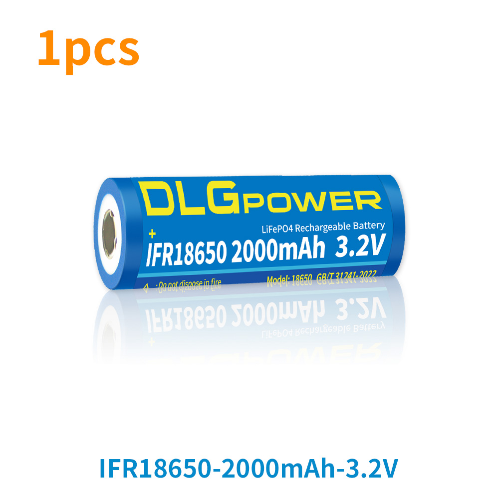 Aipeke 2025 100% novo hg2 18650 2000mah bateria recarregável 18650 3.2v baterias de energia de descarga + níquel diy: ROXO