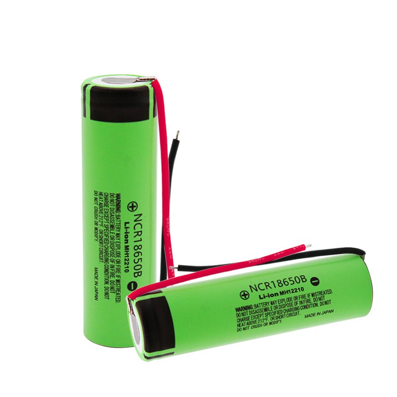 100% 18650 battery 3400mah 3.7v lithium battery for NCR18650B 3400mah Suitable for flashlight battery+ diy line