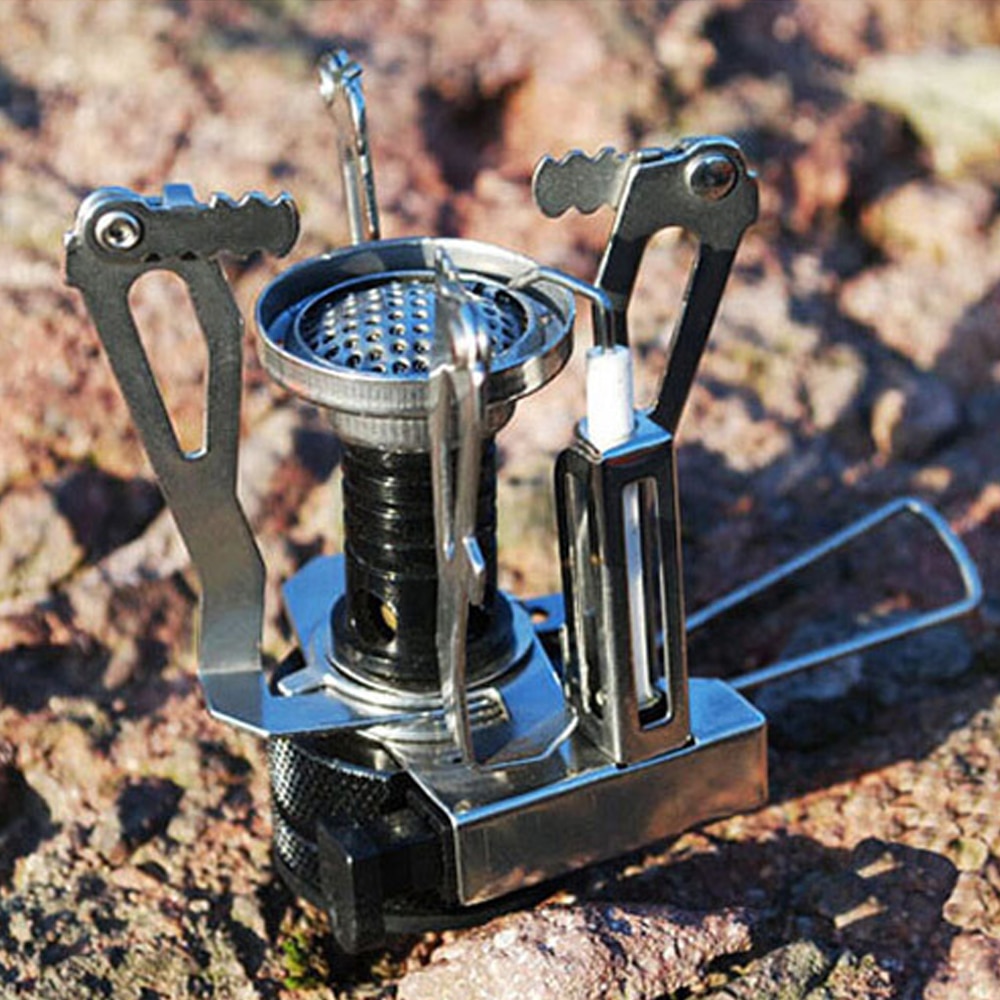 Outdoor Gas Stove Mini Camping Buner Stoves Folding Portable Furnace Cooking Picnic Split Stoves Cooker Burners Cooking Picnic