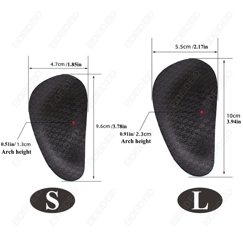 1/2 Pairs EVA Zachte Halve Inlegzolen Platte Steunzool Sport Palm Pad Voet Pijnbestrijding Platvoeten Correctie Orthopedische Schoen Inserts