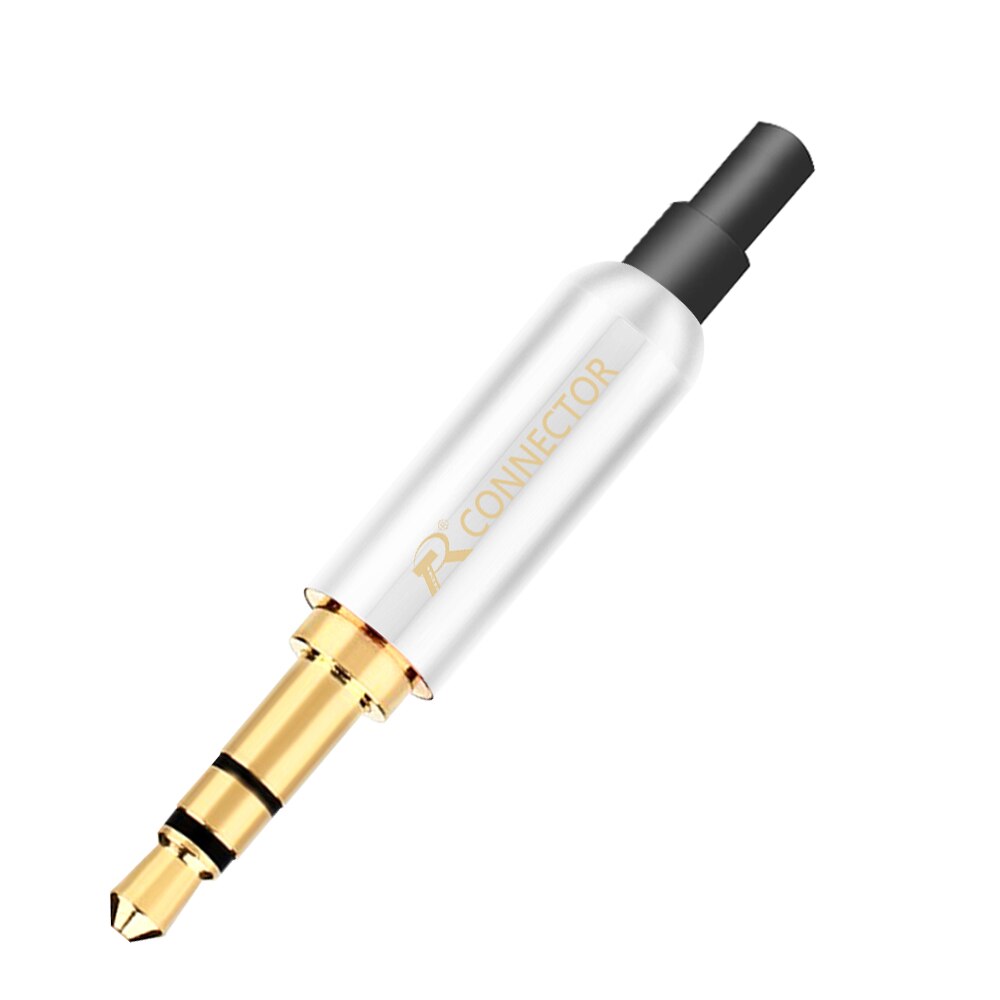 20 pièces 3.5mm Plug Audio Jack 3 pôles plaqué or écouteurs adaptateur pour bricolage casque stéréo écouteur ou utilisé pour réparation écouteur