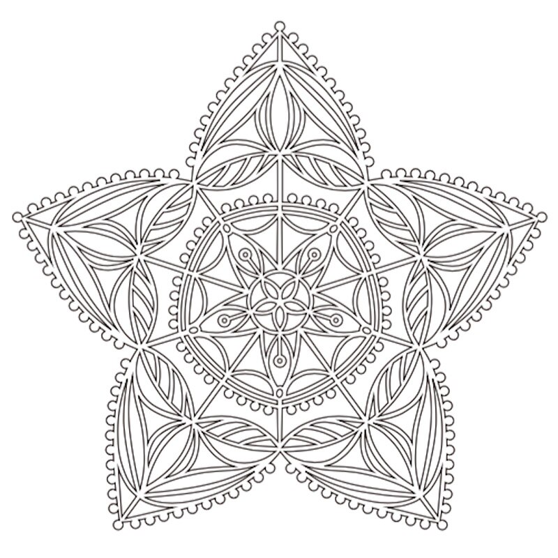 Square Flower Leaves Layered Mix Pattern Background Drawing Sheet DIY Scrapbook Card Album Make Crafts Plastic Stencil 09: 19