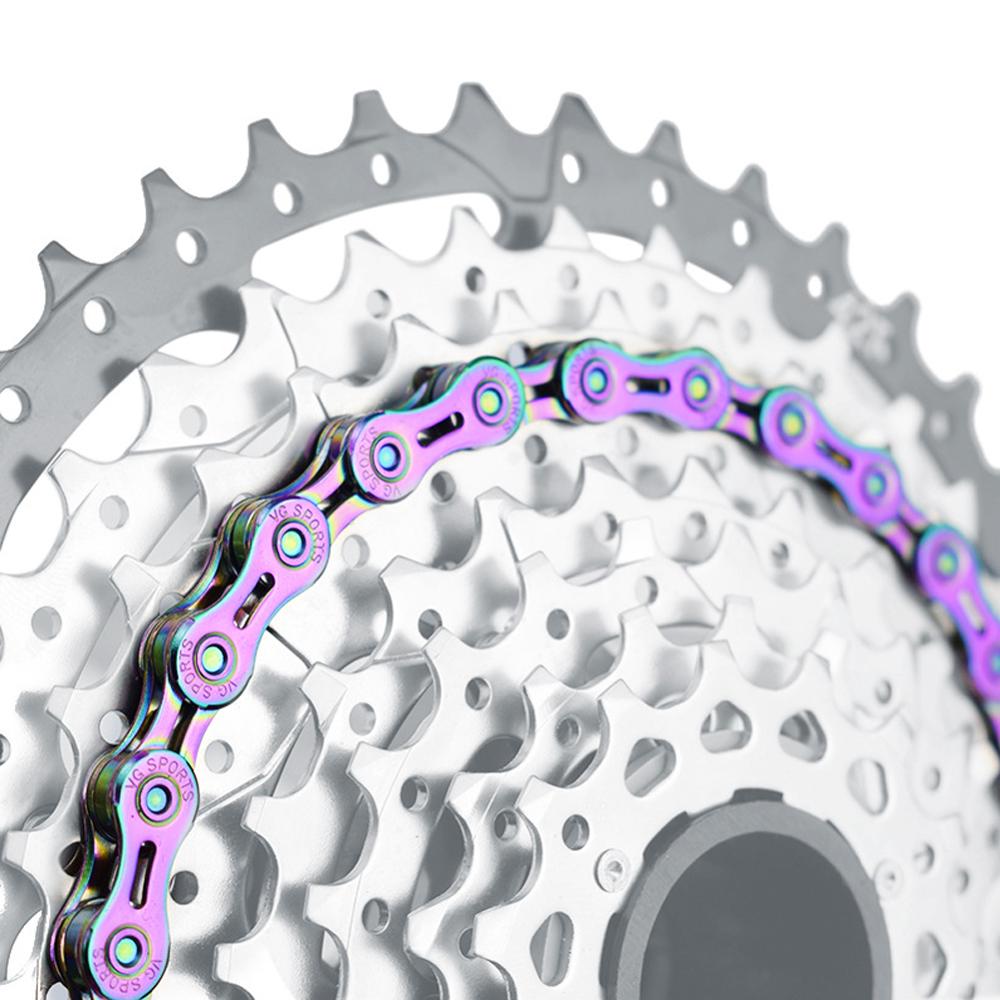 Mountainbike 10-speed ketting 116 schakels 1 2inX11 128in fietsketting goud