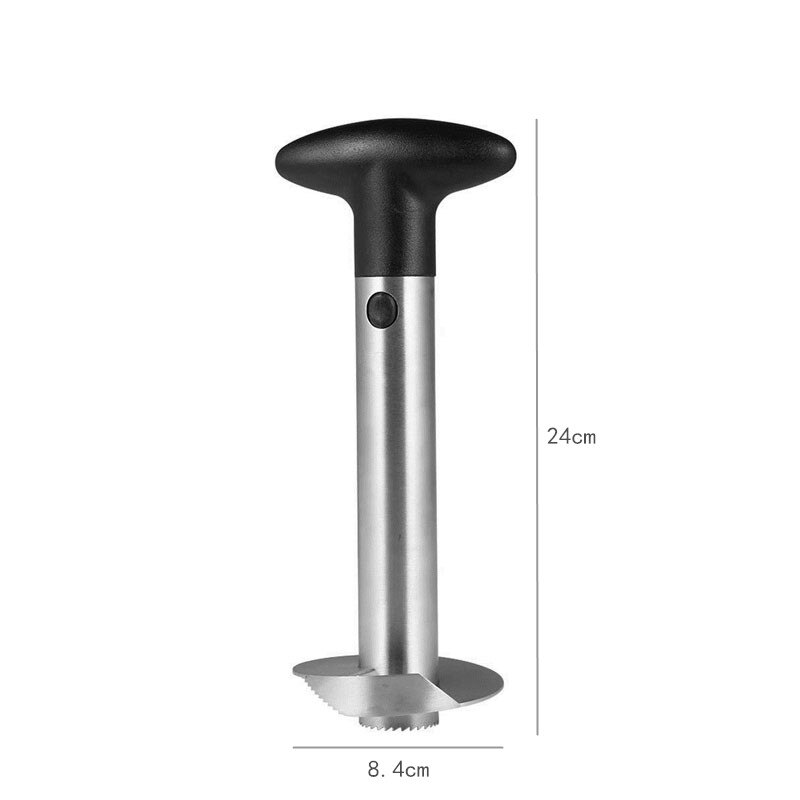 Premium Pineapple Corer Stainless Steel Pineapple Corer Slicer Thicker Premium Peeler Cutter Kitchen Gadget KC0243