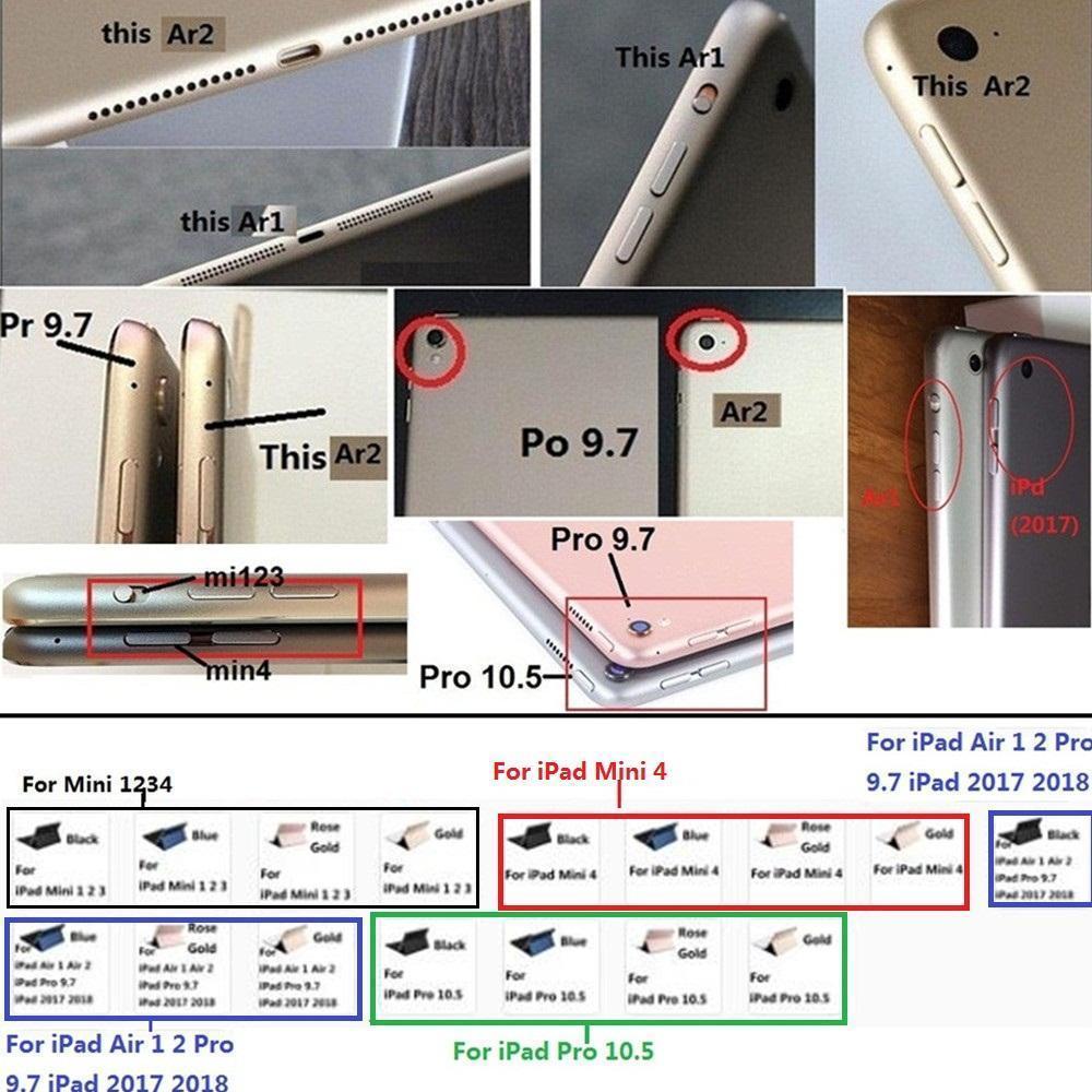 Split Leather Case Met Bluetooth Keyboard Case Voor Ipad Mini 1234