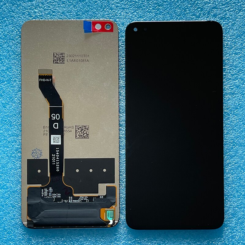 6.67 &quot; opprinnelig til huawei honor 50 lite ntn -lx1 lcd-skjermramme berøringspanel digitizer til honor 50 lite ntn -l22l -skjerm