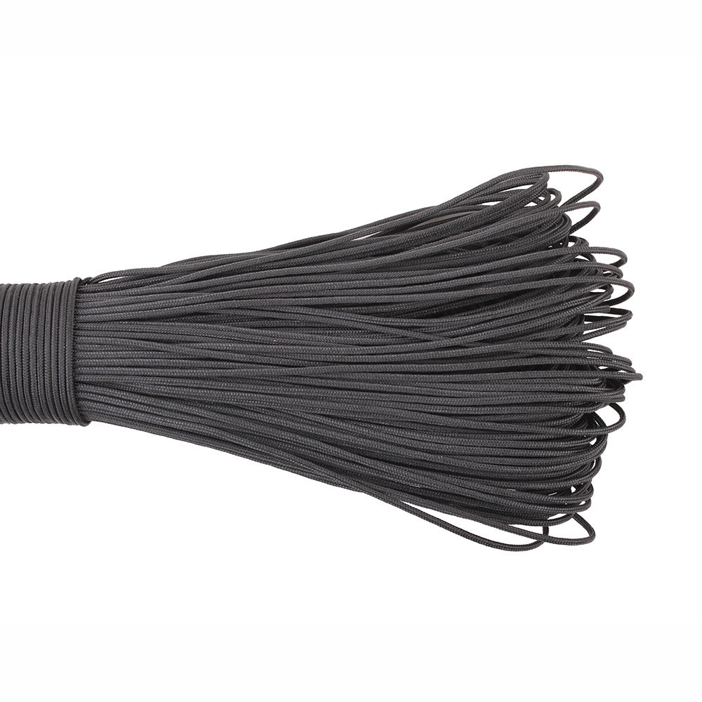 Paracord 1mm Nylonschnur Ein Ständer Seil Schnur Seil Für sterben Herstellung Von DIY Shamballa Armbinde Schmuck Zubehör: Schwarz / 10M