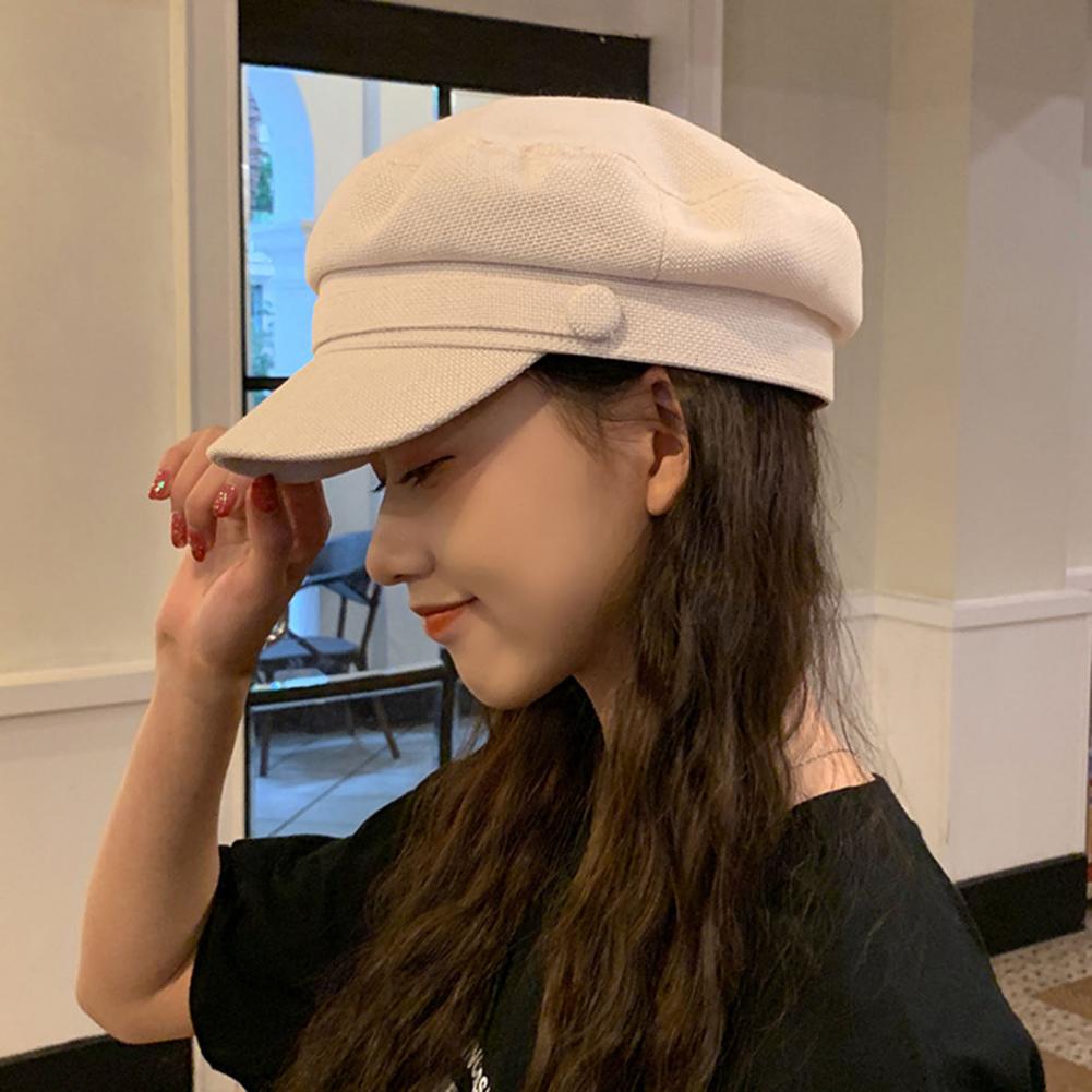 Béret confortable en Polyester pour femmes, chapeau à 8 panneaux, à la , pour la photographie