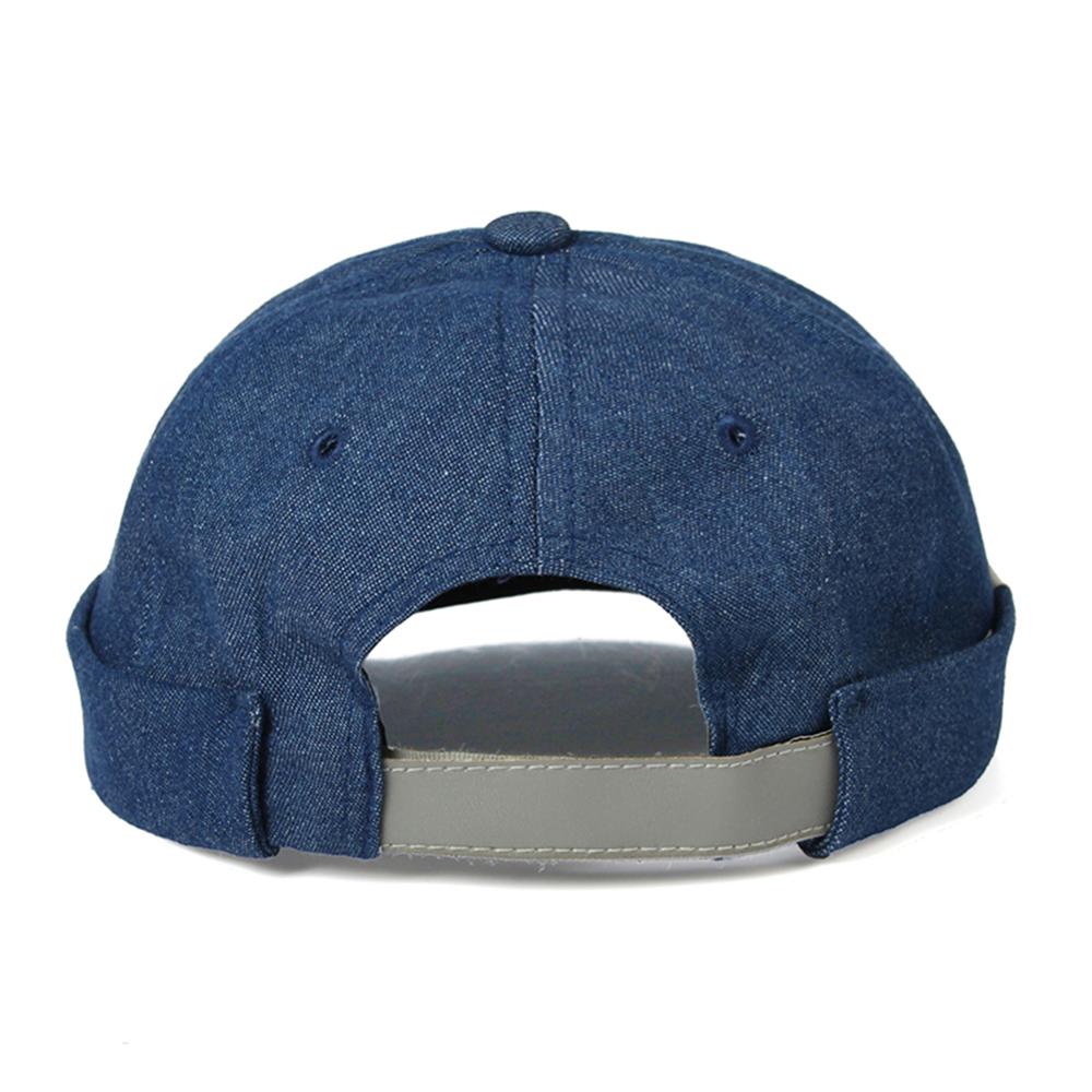 Nova chegada das mulheres dos homens skullcap chapéu boné casual docker marinheiro mecânico brimless unisex algodão boné de sol estilo coreano hip hop chapéu