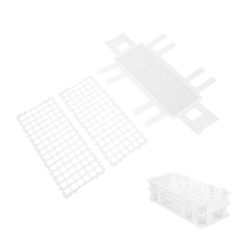Test Tube Stand Detachable Test Tube Rack for Scientific Experiments for 13mm Laboratory Test Tubes