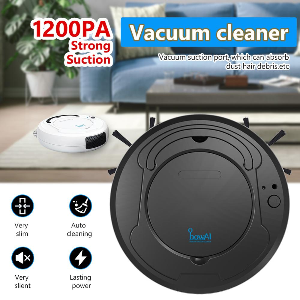 3-In-1 Multifunctionele Auto Smart Robot Floor Cleaner Oplaadbare Droog Nat Mop Vegen Stofzuiger Sterke Zuigkracht huis Schoon