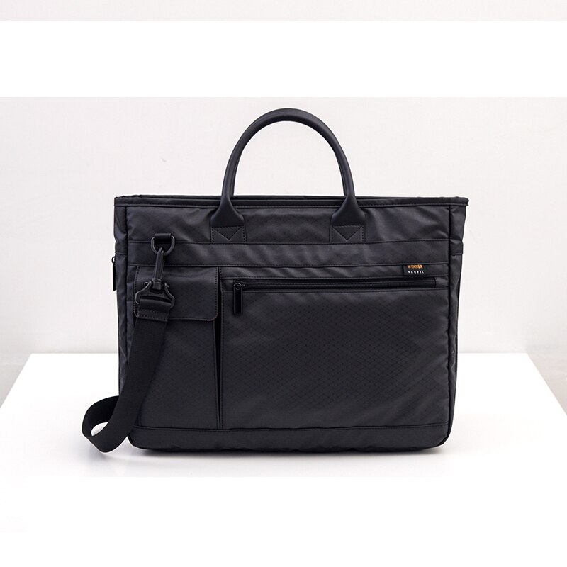 Smart Shoulder Briefcase Computer Laptop Handbag Bag Men&#39;s Messenger Bag 2022 Travel Bags: Black Pattern