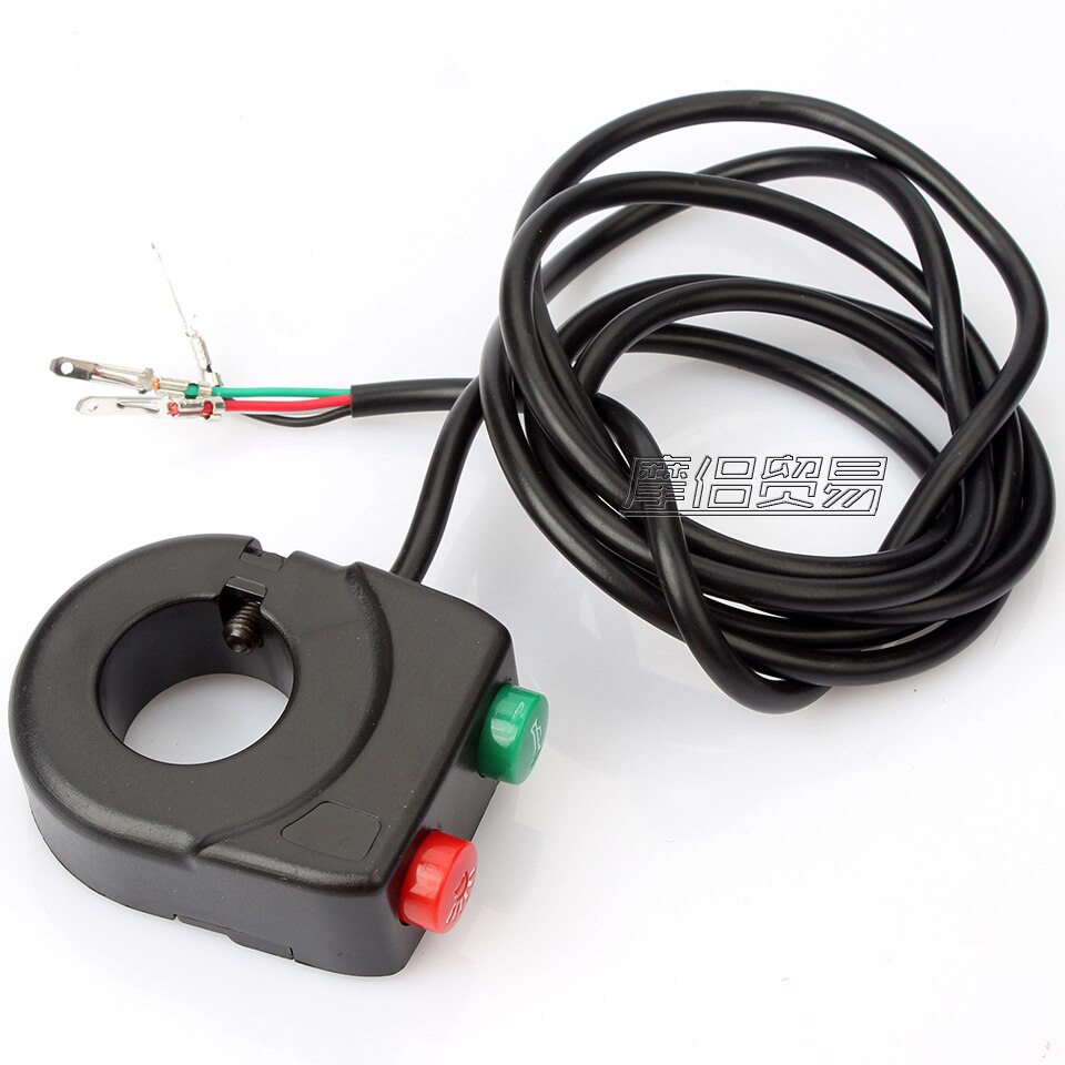 7/8 " motorfiets elektrische fiets stuurschakelaar 3- in -1 claxon richtingaanwijzer aan/uit knop koplampschakelaar voor scooter e-bike