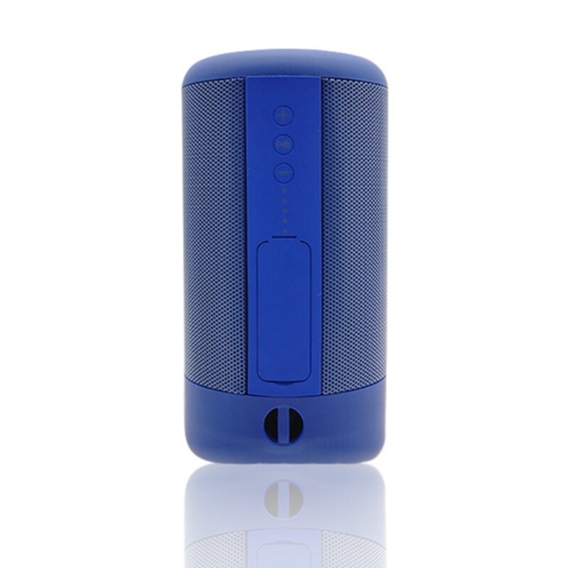VTIN Altavoz Bluetooth inalámbrico 5,0 IPX5 impermeable 3D 360 estéreo HiFi música tarjeta TF 3,5mm AUX para IPhone/Xiaomi/Android: Blue