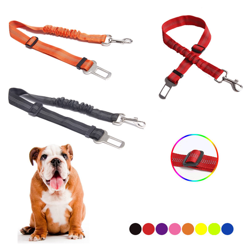Verstelbare Nylon Pet Hond Autogordel Kat Puppy Lood Kleine Medium Honden Voertuig Leven Veiligheid Riem voor Teddy Yokie