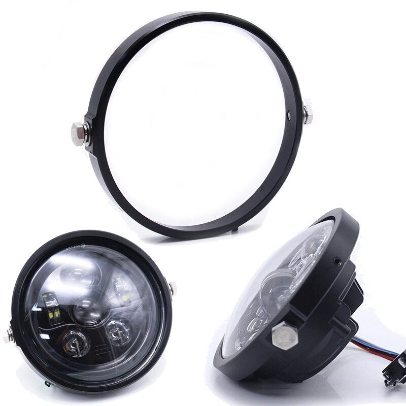 Motor Koplamp Adapter Ring Koplamp Mount Fit Voor 5.75 "7'' Ronde Led Koplampen Motor Accessoires Koplamp Beugel
