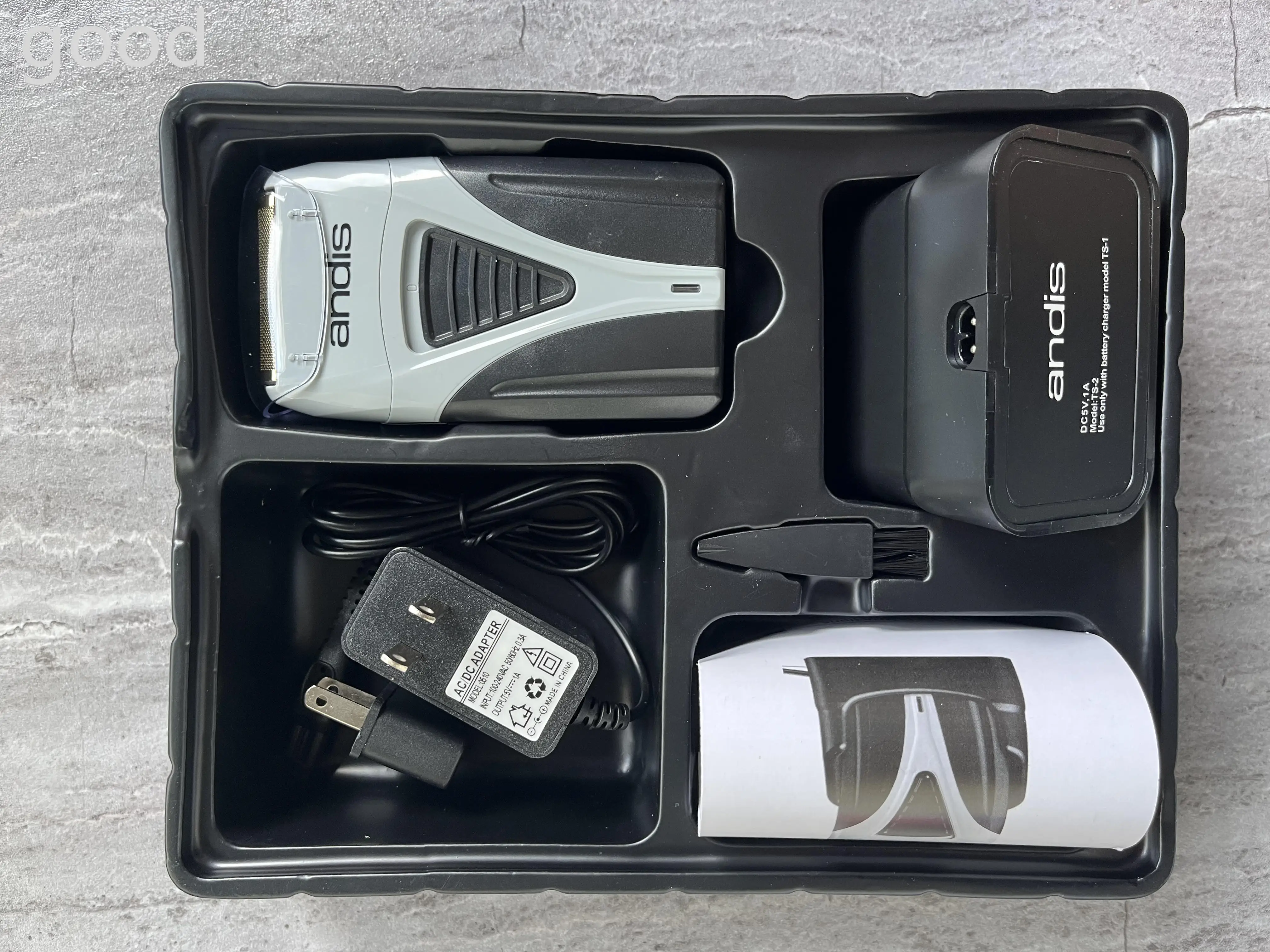 Original andis profoil lithium plus 17205 barber hårrensning elektrisk barbermaskine til mænd barberkniv skaldet hår klipper forsyninger amerikansk: Orange