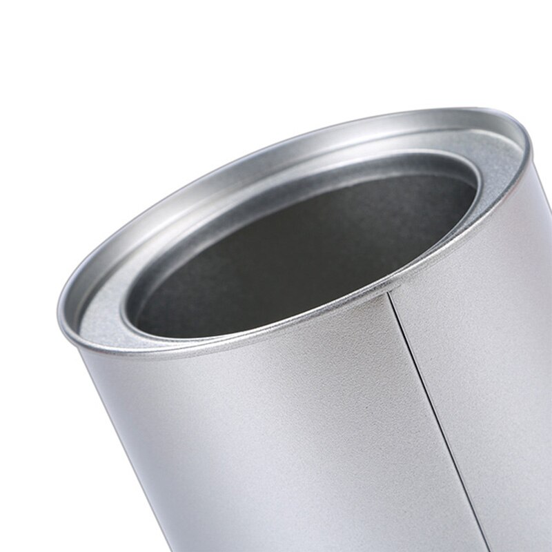 Empty Cylinder Tin Box Metal Tin Jars Iron Tea Box Candy Storage Boxes Bins Biscuit Container Candy Chocolate Organizer