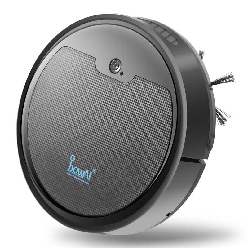 2000Pa Smart Robot Vacuum Cleaner Upgrade App Remote Control Vacuum Cleaner Auto Multifunctional Wireless Sweeping Robot: Black