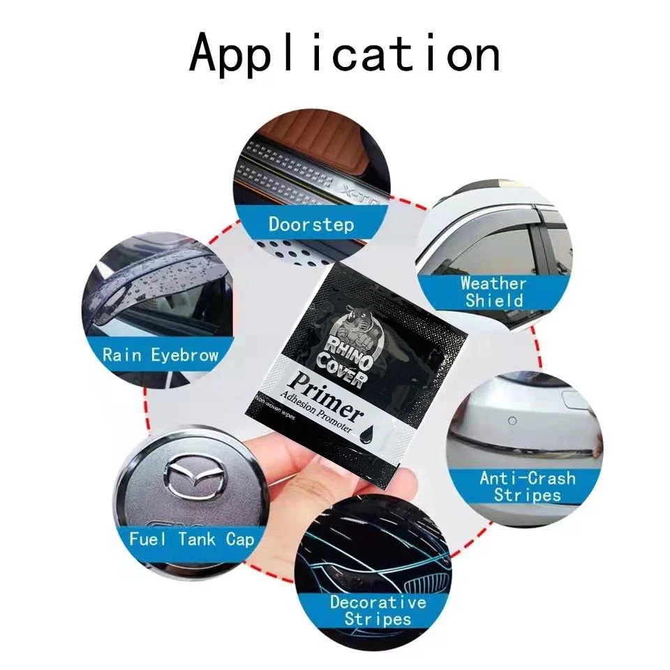Promotore di adesione Primer da 3ML nastro biadesivo adesivo adesivo adesivo adesivo Primer promotore accessori auto adesivo 10/50/100 sacchetti