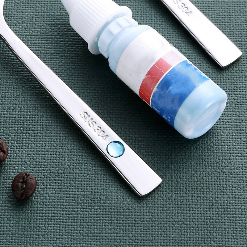 10Pcs 304 Stainless Steel Cocktail Dessert Fork Appetizer Snack Cake Fruit Forks Set