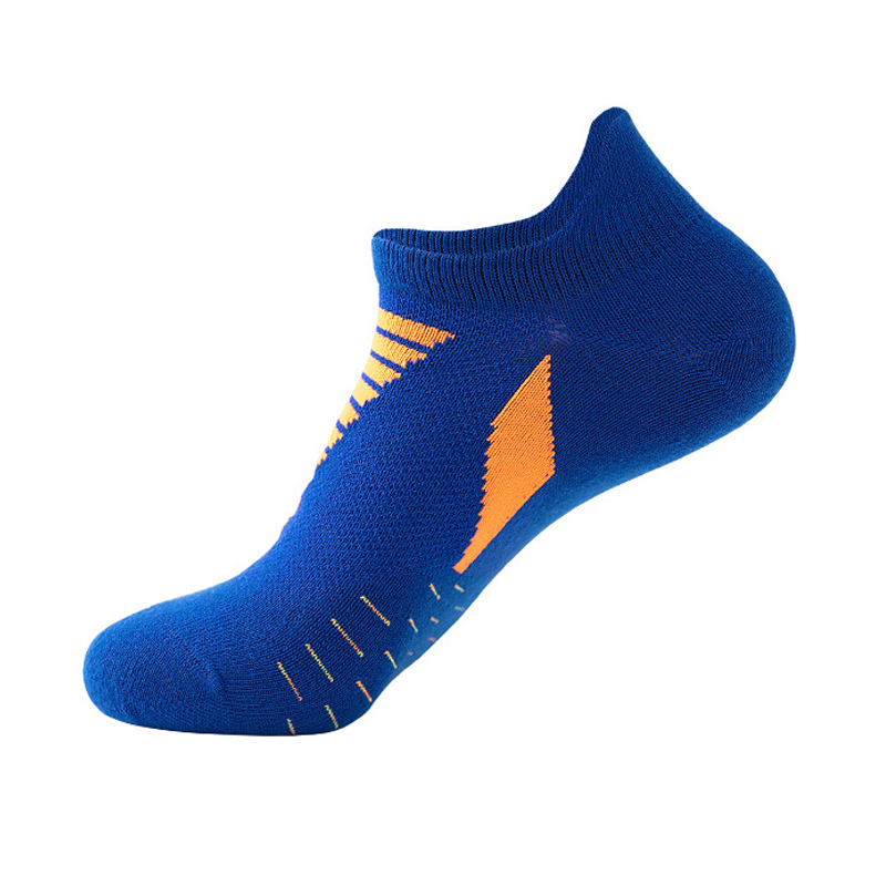 Calcetines atléticos de nailon para hombre, medias deportivas de secado rápido, transpirables, para exteriores, baloncesto, bicicleta, correr, Verano: Blue