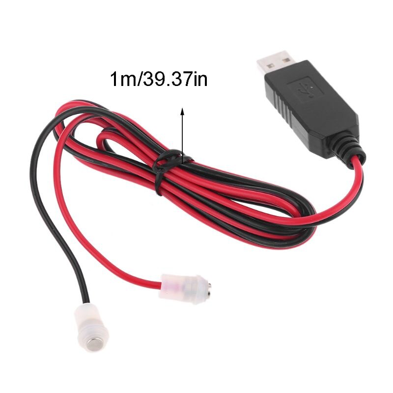 Magnetic USB to 1.5V 3V 4.2V 4.5V 6V Power Cable Can Replace 1-4pcs AA D AAA Battery
