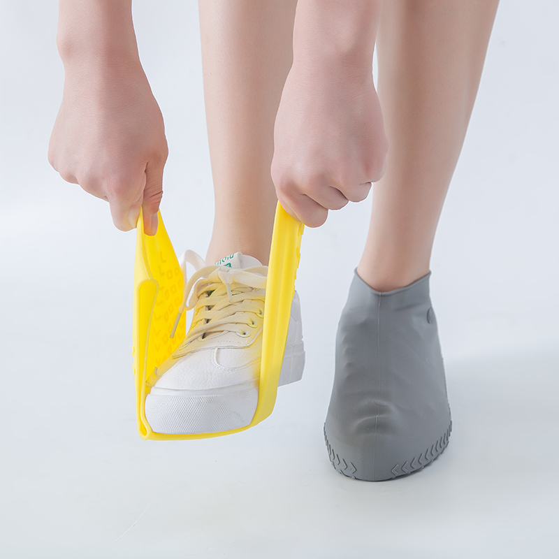 Wasserdicht Nicht-Unterhose Gummi Regen Schuh Abdeckungen Elastizität Galoschen für Reisen Wiederverwendbare Stiefel Überschuhe passen für Männer Frauen freundlicher