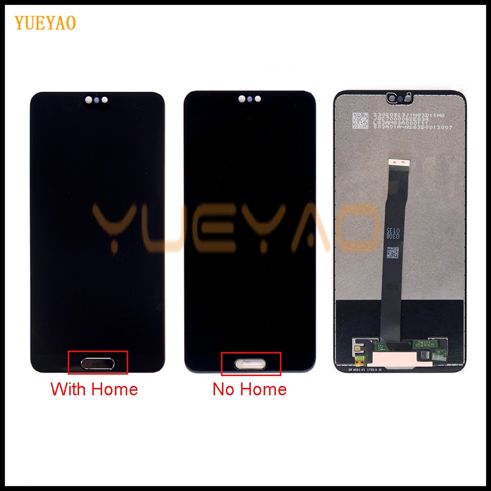 5.8 "Voor Huawei P20 Lcd Touch Screen Digitizer Vergadering Eml L29 L22 L09 AL00 Voor Huawei P20 Lcd met Frame Behuizing