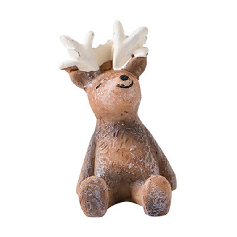 Crochets muraux noël gratuit clou unique stockage crochet décoratif bonhomme de neige Elk 3D mur crochet clé épingle à cheveux support décoratif maison: elk