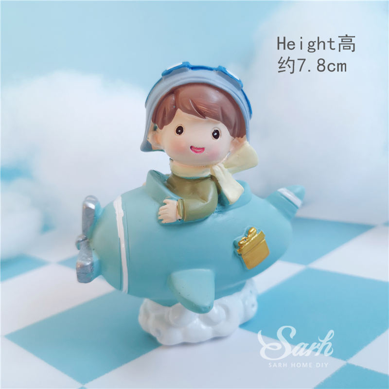 Chasseur Pilot-décoration de gâteau | Décoration de gâteau d'anniversaire arc-en-ciel moulin à vent décoration de mariage pour pâtisserie, fournitures de pâtisserie, d'amour