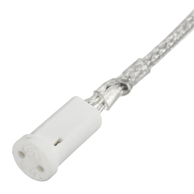 Lamp Base Lamp Socket G4 Light Holder Connector 50/100/200cm Ceramic / Plastic LED Halogen Bulb Lighting Accessories PVC 12V: Ceramic socket / 200cm