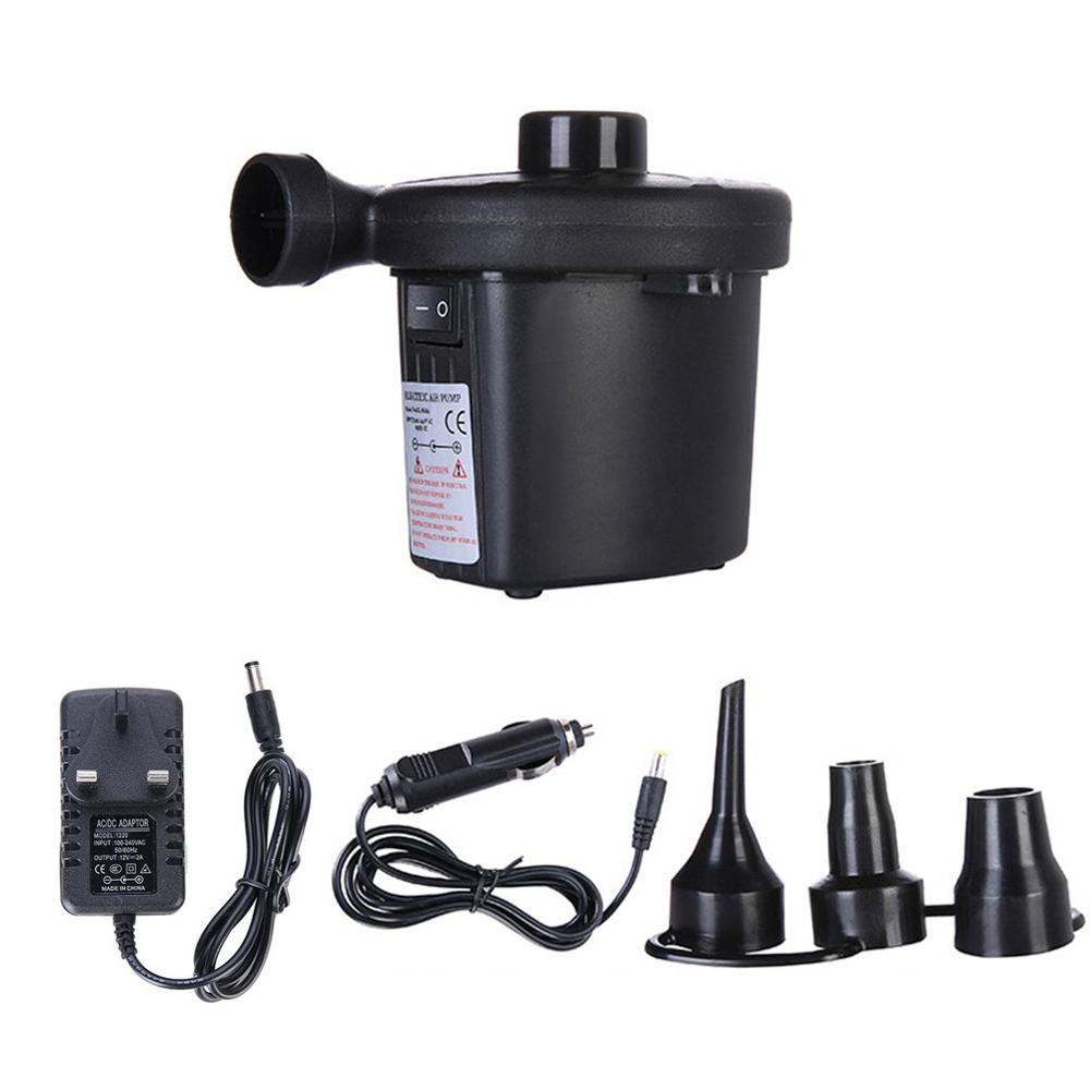 668C Draagbare Elektrische Luchtpomp Matras Boot Car Auto Air Opblaasbare Pomp Voor Auto Thuisgebruik Camping Inflator: EU