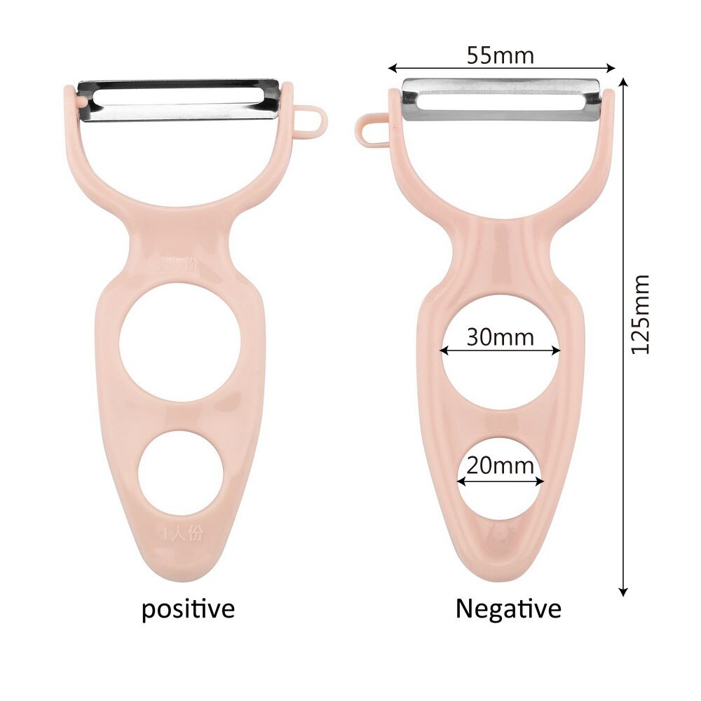 Kitchen Gadget Multifunction Kitchen Accessories Stainless Steel Pasta Measurement Tool Vegetables Fruit Peeler