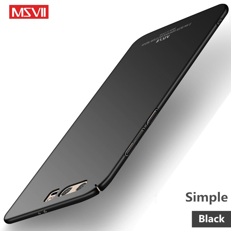 Huawei honor 9 fall MSVII 360 Vollen Schutz für huawei honor9 telefon fall Ultra Slim pc harter Fall für Huawei Honor 9 5,15": Simple Black