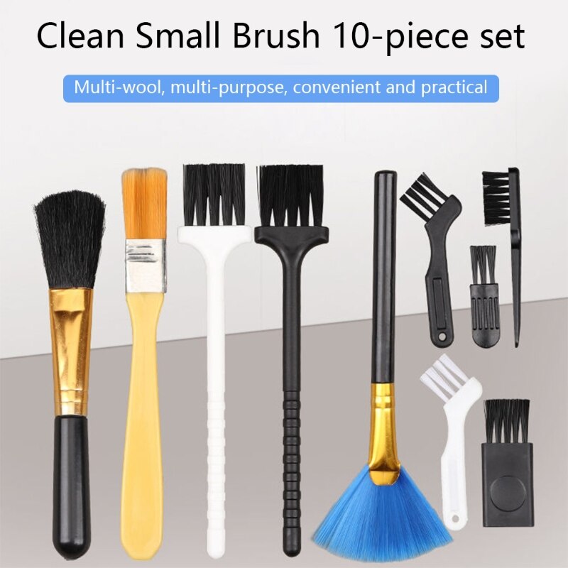 10Pieces Laptop Cleaning Brush Swipe Computer Brush for Laptops Keyboard Mobile Phones Cameras