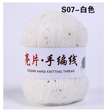 Paillettes de soie brillante 50g/boule, Angola, sentiments amoureux, fil de laine Mohair fin en peluche, laine Fine, crocheté à la main, matériaux de tricotage: S07