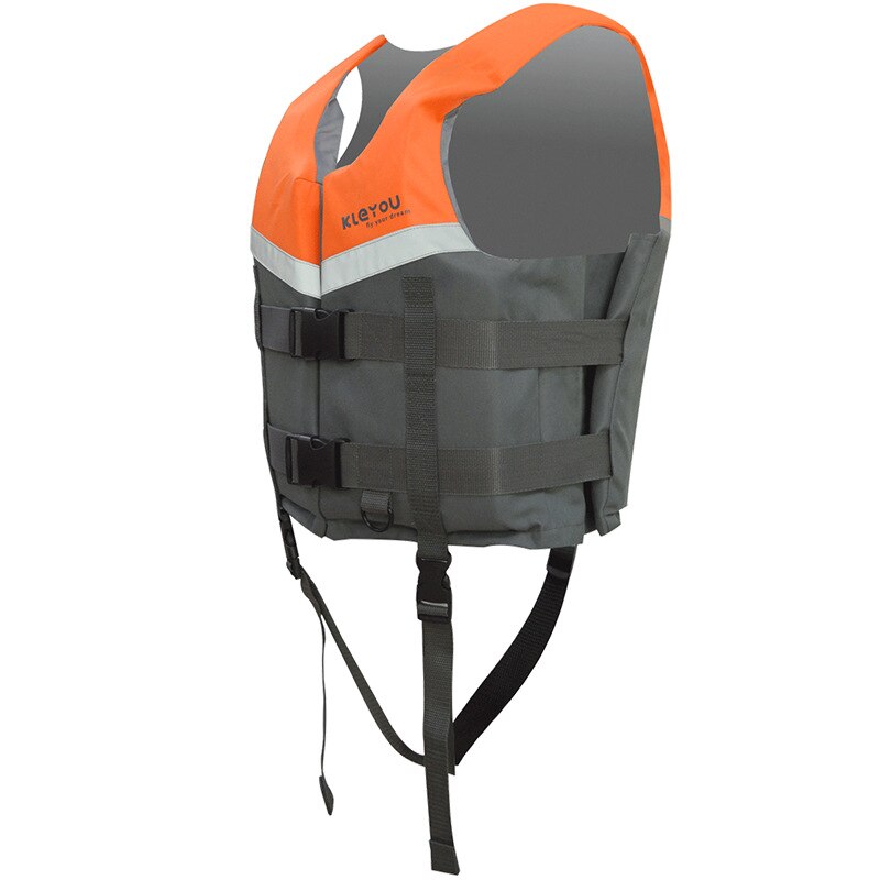 Water Sports Life Vest Adults Surf Kayak Wakeboard Motorboats Raft Rescue Boat Ski Swimming Drifting Rescue Life Jacket: Orange / L(60KG-80KG)