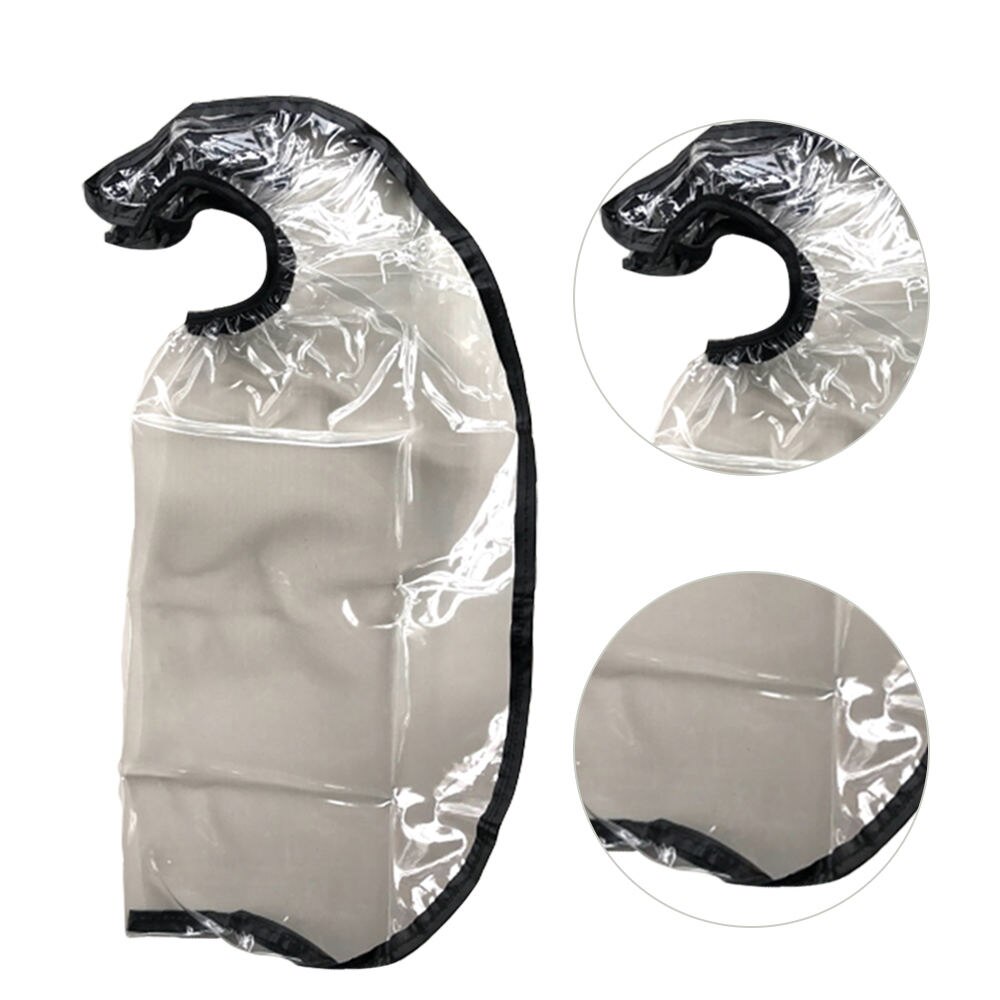 Kleurstofveiligheid waterdichte haarsjaal kappersdoek cape haartrechters transparant